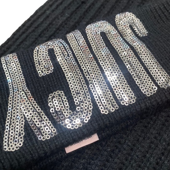 JUICY COUTURE Black with rhinestones Gift Set scarf and Headband - Picture 3 of 3